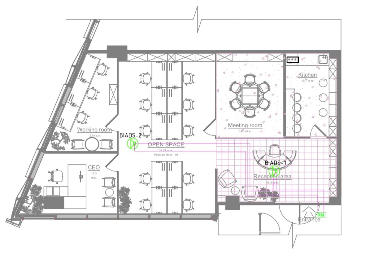 Планировка — 117 м²